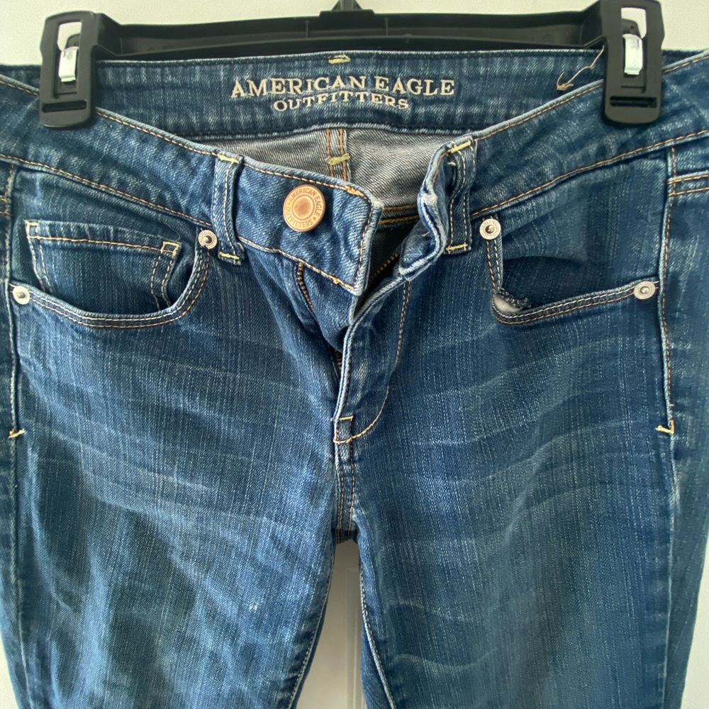 AMERICAN EAGLE low rise skinny stretch jeans